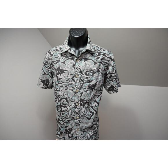 Columbia Vented Fishing Shirt PFG Floral Omni-Shade Camp Shirt Mens Sz Small - Picture 2 of 12